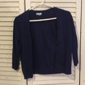 Navy cardigan